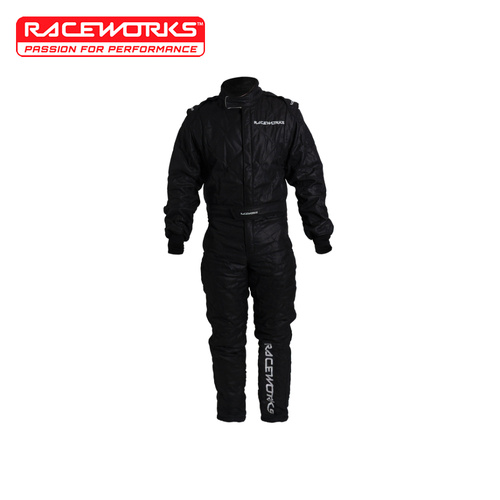 Raceworks RW M Race Suit 1 Piece 3 Layer Black VPR-250BK-M