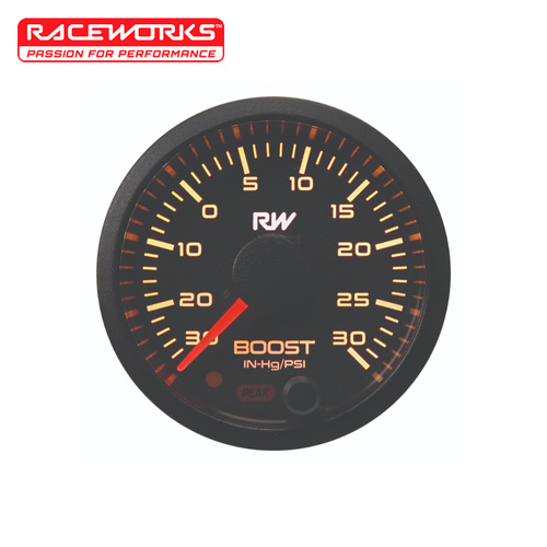 Raceworks 52mm Boost/Vac Gauge (psi) Kit VPR-300