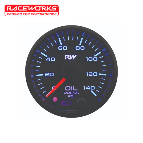 Raceworks 52mm Oil Pressure Gauge Kit VPR-303