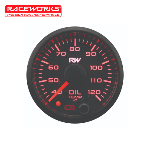 Raceworks 52mm Oil Temperature Gauge Kit VPR-304