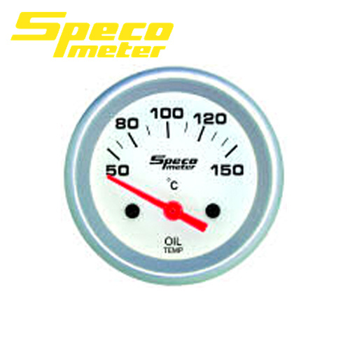 Speco Electrical Oil Temperature Gauge 2" 50-100 Degrees Sports Series 524-21