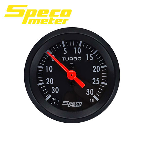 Speco Mechanical Boost Vaccuum Gauge 2" 30 PSi Street Series 533-03