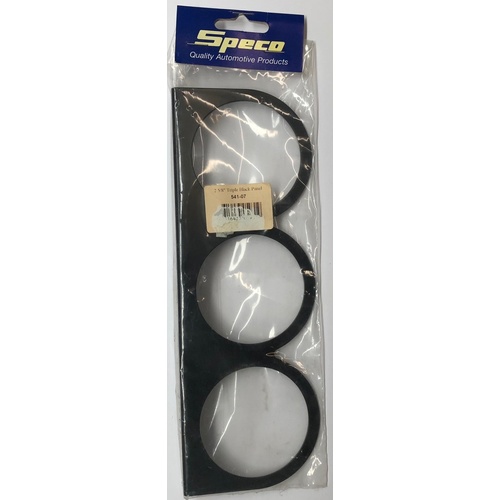 Speco 2 5/8” Triple Black Panel Gauge Holder 541-07