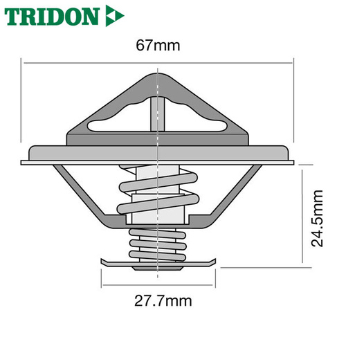 Tridon Thermostat TT249-174 (High Flow)