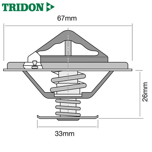 Tridon Thermostat TT274-198 (High Flow)