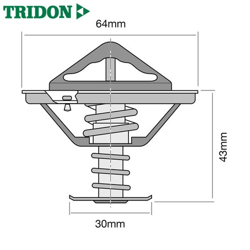 Tridon Thermostat TT297-180P (High Flow)
