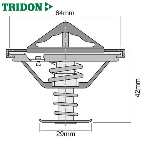 Tridon Thermostat Blister TT301-180 (High Flow)