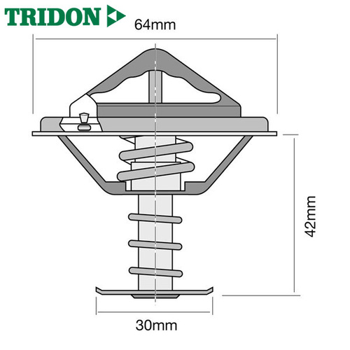 Tridon Thermostat TT332-180 (High Flow)